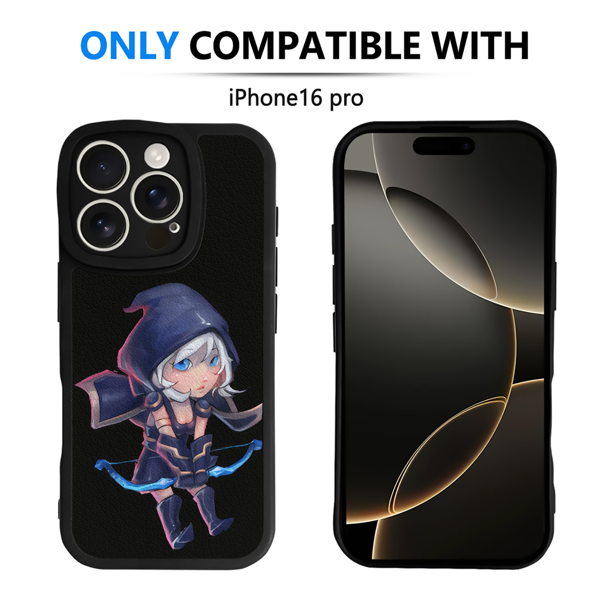 （画像用） リーグ・オブ・レジェンド League of Legends LOL 【iPhone 16シリーズ対応】シリコンスマホケース（レザー調） 材質：シリコン